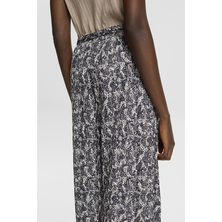 PANTALÓN ESTAMPADO CON EFECTO ARRUGADO MUJER ESPRIT