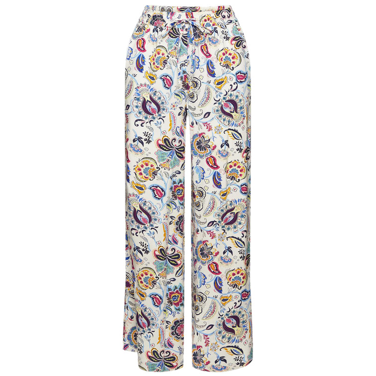 PANTALÓN ANCHO ESTAMPADO MUJER ESPRIT