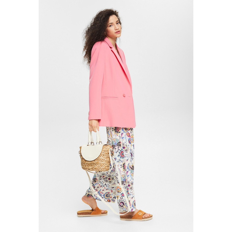 PANTALÓN ANCHO ESTAMPADO MUJER ESPRIT