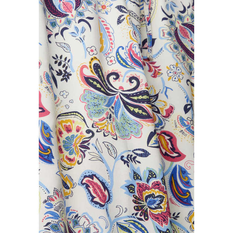 PANTALÓN ANCHO ESTAMPADO MUJER ESPRIT