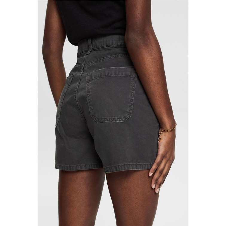 PANTALÓN VAQUERO CORTO CON CÁÑAMO MUJER ESPRIT
