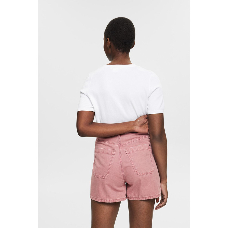 PANTALÓN VAQUERO CORTO CON CÁÑAMO MUJER ESPRIT
