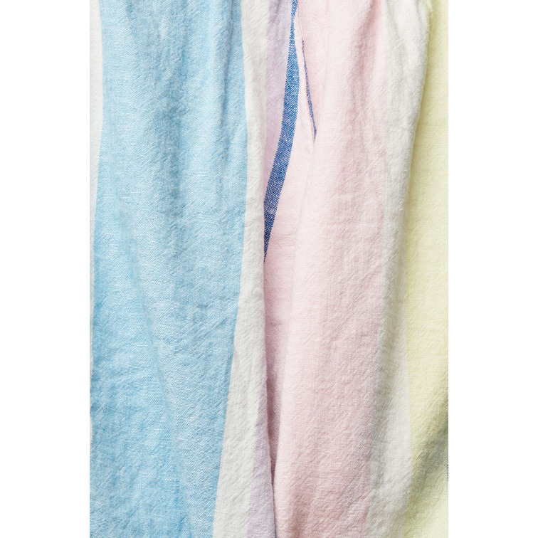 SHORT A RAYAS EN MEZCLA DE LINO MUJER ESPRIT