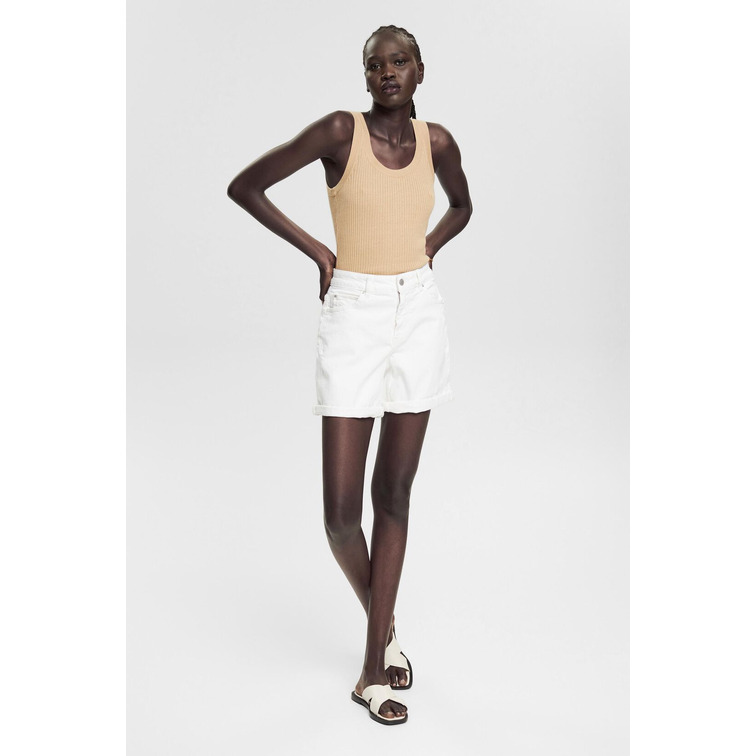 SHORT VAQUERO CON EFECTOS ROTOS MUJER ESPRIT