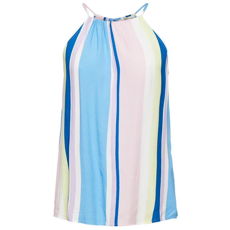 TOP A RAYAS ATADO AL CUELLO MUJER ESPRIT