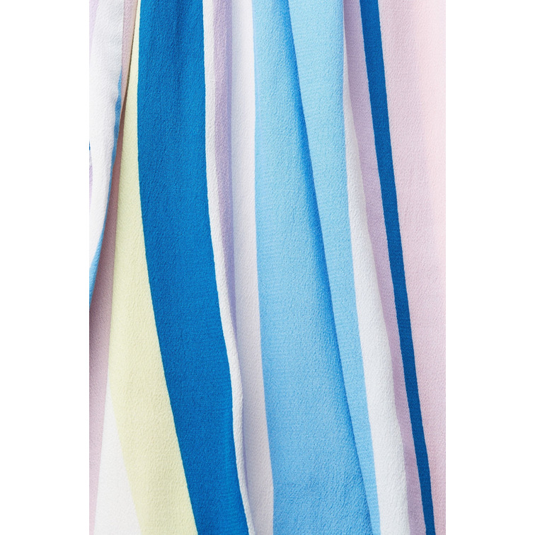 TOP A RAYAS ATADO AL CUELLO MUJER ESPRIT
