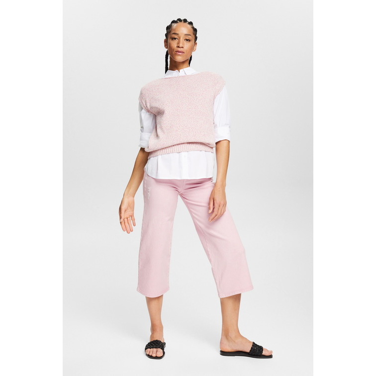 CHALECO CON EFECTO JASPEADO DE COLORES MUJER ESPRIT