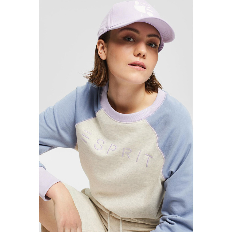 SUDADERA MULTICOLOR CON LOGO MUJER ESPRIT