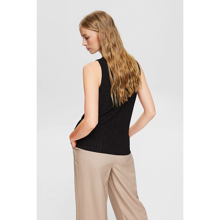 TOP LISO CON EFECTO ARRUGADO MUJER ESPRIT