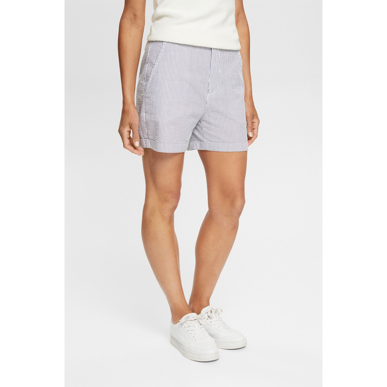 SHORT DE ALGODÓN A RAYAS MUJER ESPRIT