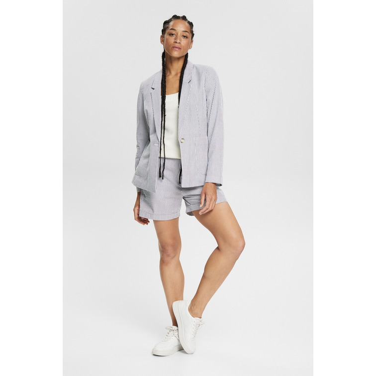SHORT DE ALGODÓN A RAYAS MUJER ESPRIT
