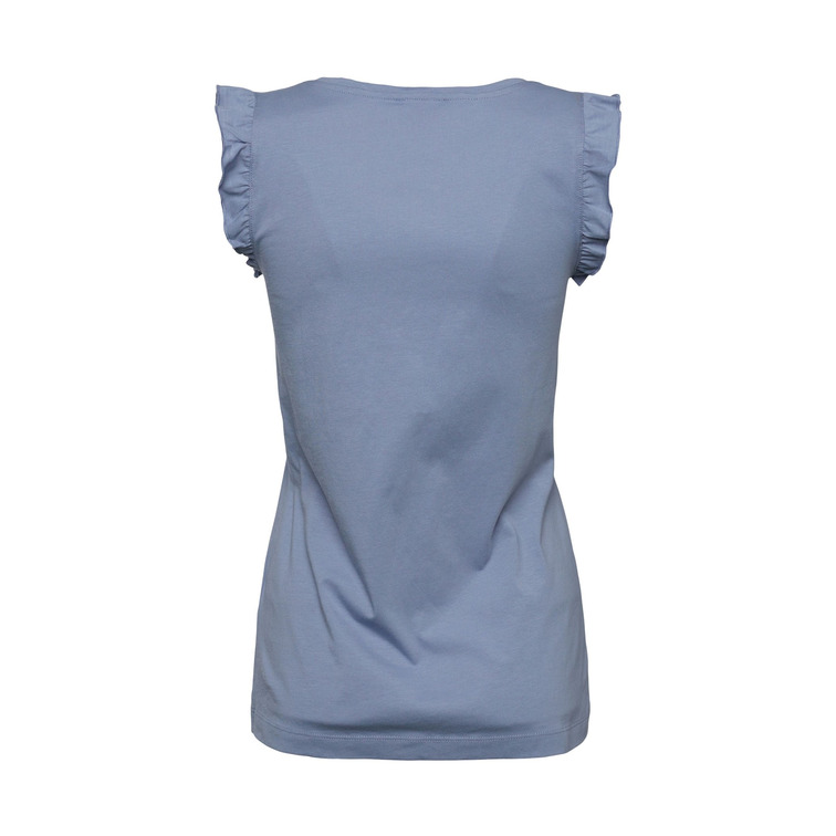 CAMISETA CON VOLANTE EN LA MANGA MUJER ESPRIT
