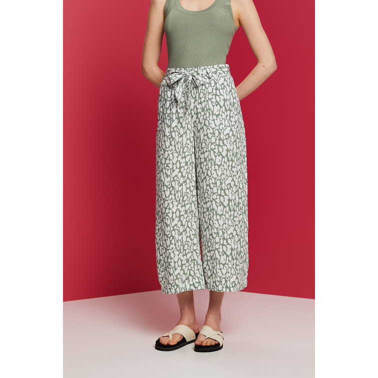 PANTALÓN CULOTTE DE PERNERA ANCHA MUJER ESPRIT