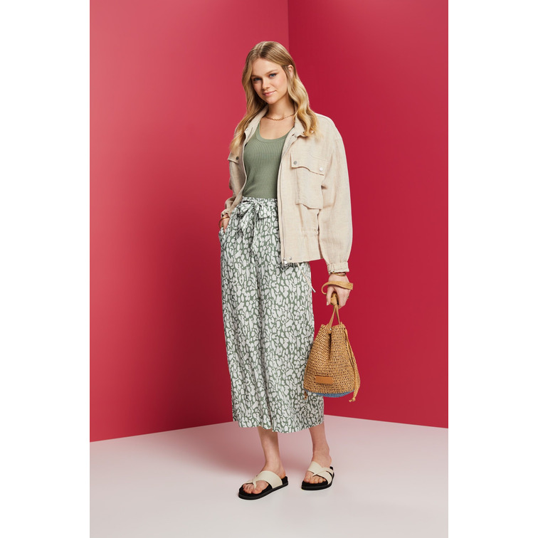 PANTALÓN CULOTTE DE PERNERA ANCHA MUJER ESPRIT