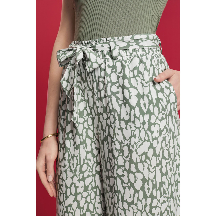 PANTALÓN CULOTTE DE PERNERA ANCHA MUJER ESPRIT