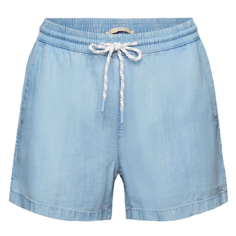 PANTALÓN CORTO VAQUERO EN LYOCELL MUJER ESPRIT