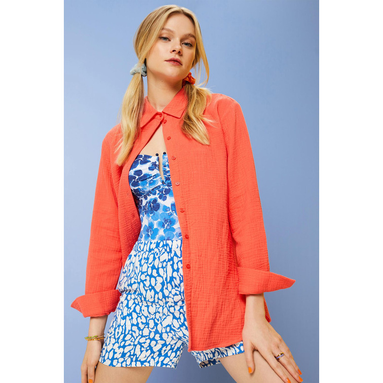PANTALÓN CORTO ESTAMPADO MUJER ESPRIT