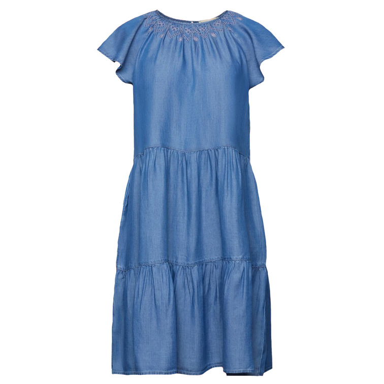 VESTIDO CORTO CON ACABADO VAQUERO MUJER ESPRIT