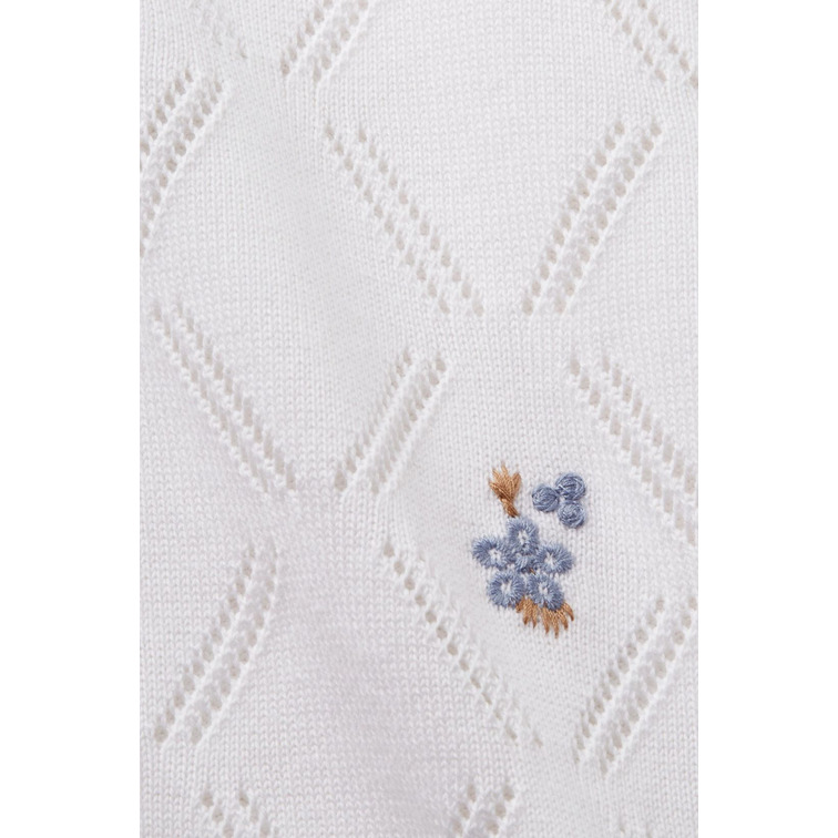 JERSEY BORDADO DE MANGA CORTA MUJER ESPRIT