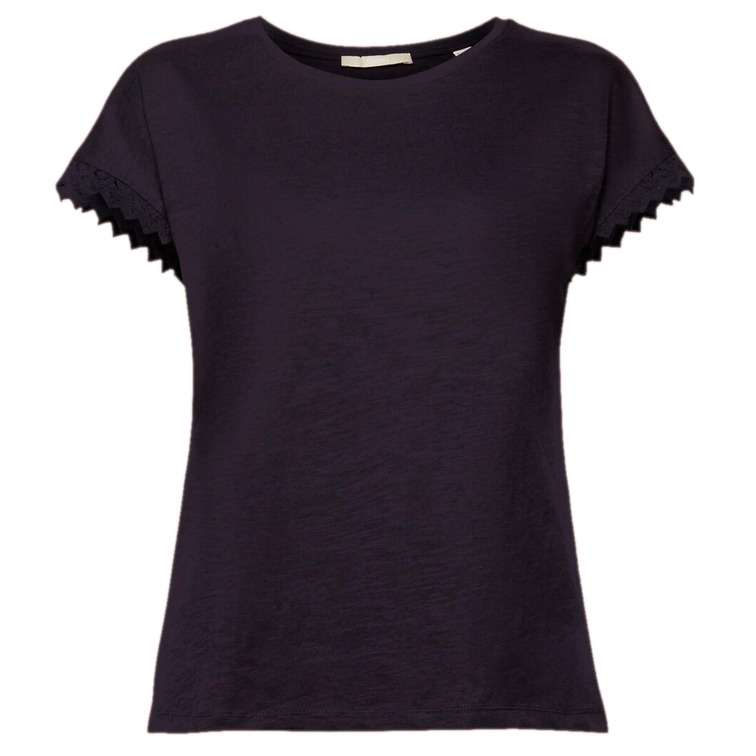 CAMISETA CON BORDADO EN LA MANGA MUJER ESPRIT