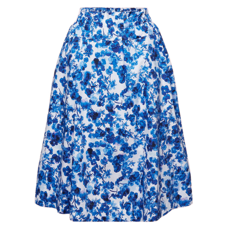 FALDA MIDI ESTAMPADO FLORAL MUJER ESPRIT