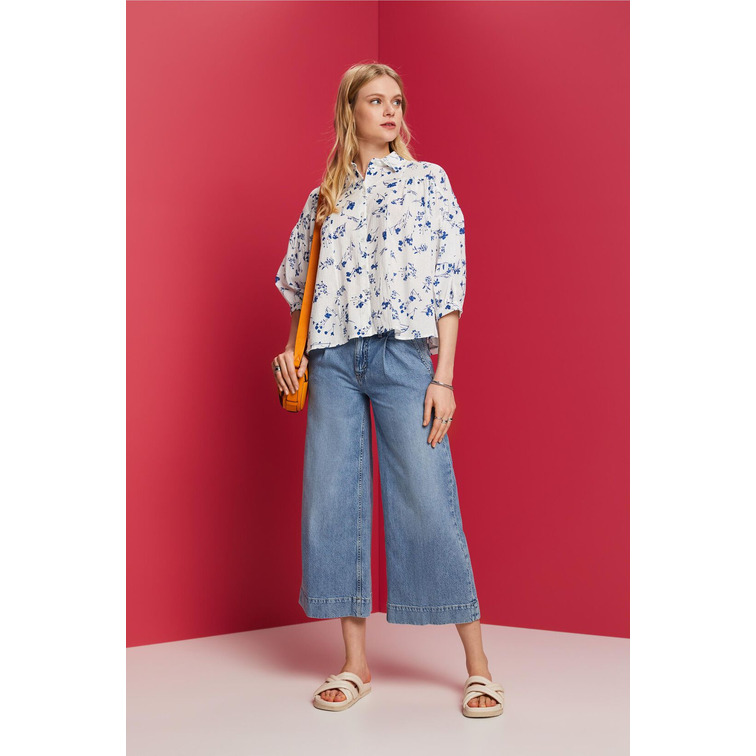 CAMISA OVERSIZE ESTAMPADO FLORAL MUJER ESPRIT
