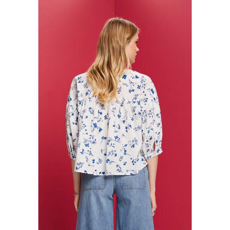 CAMISA OVERSIZE ESTAMPADO FLORAL MUJER ESPRIT