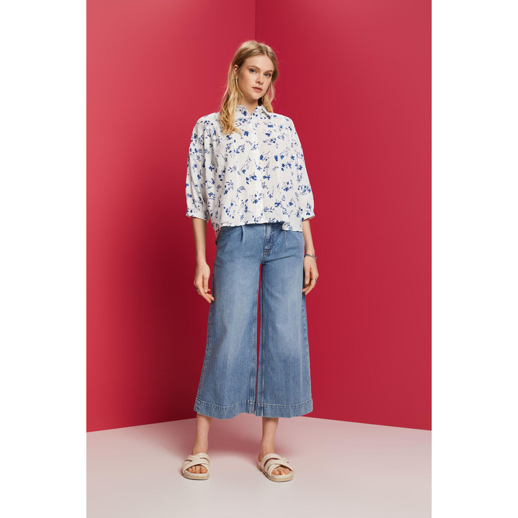 CAMISA OVERSIZE ESTAMPADO FLORAL MUJER ESPRIT