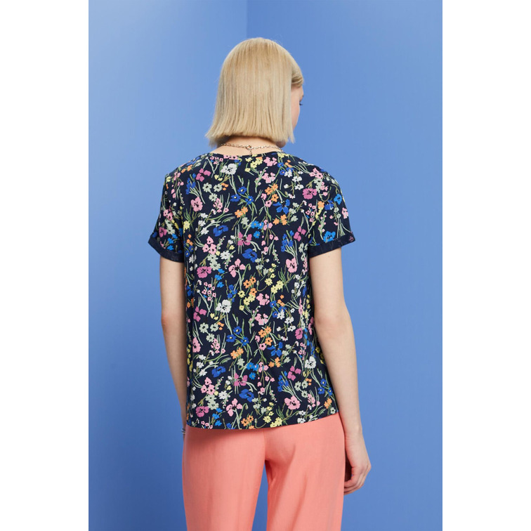 CAMISETA CON ESTAMPADO FLORAL MUJER ESPRIT