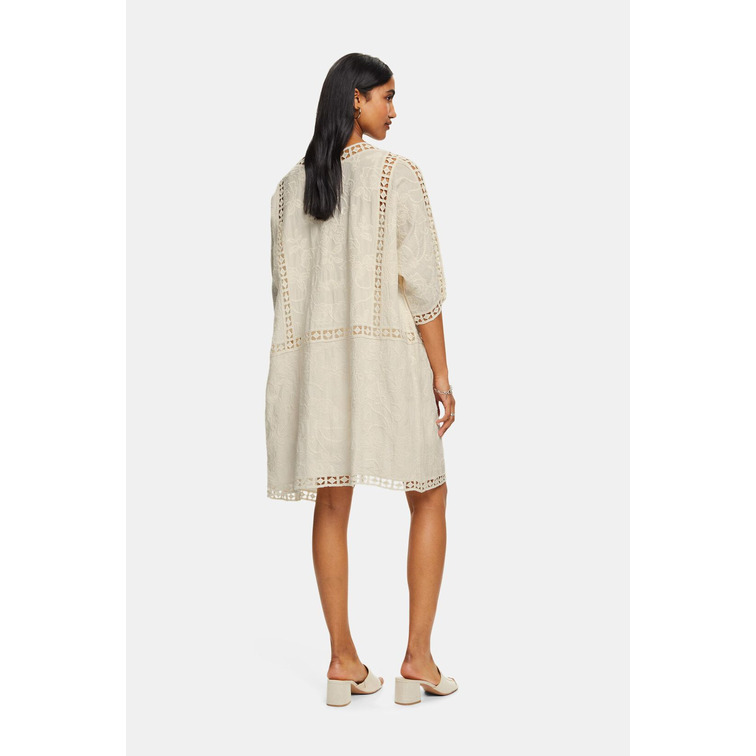 PONCHO DE ENCAJE CON DISEÑO ABIERTO MUJER ESPRIT
