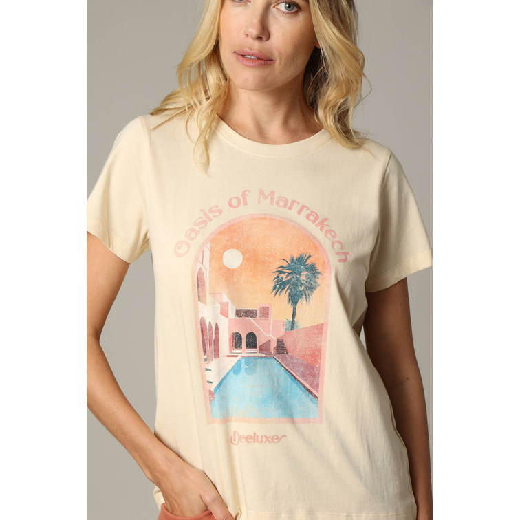CAMISETA MUJER DEELUXE ESTAMPADO MARRAKECH