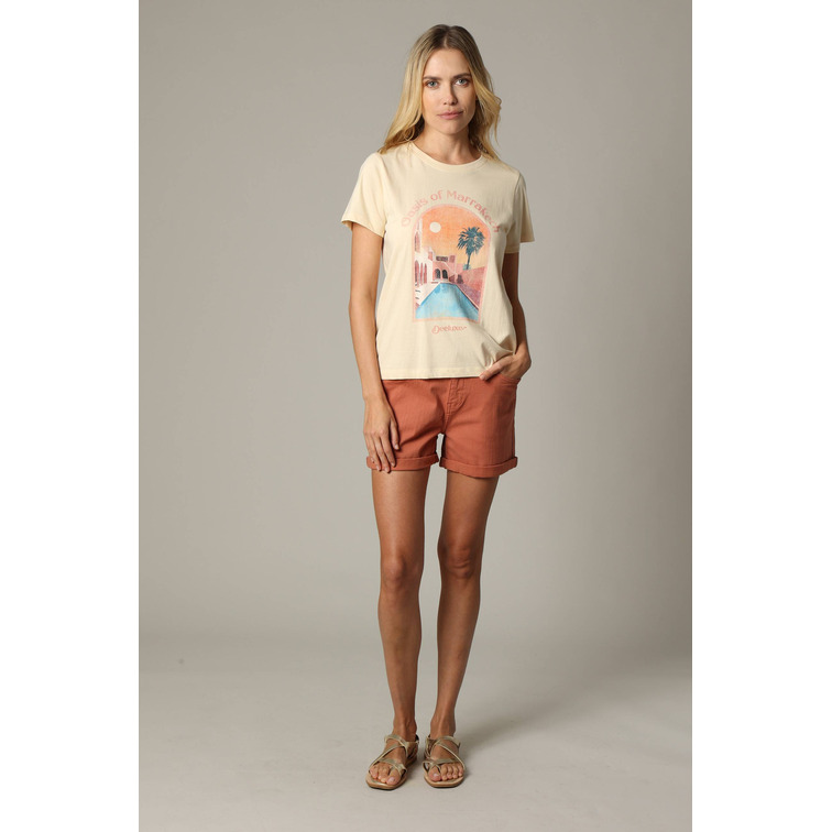 CAMISETA MUJER DEELUXE ESTAMPADO MARRAKECH