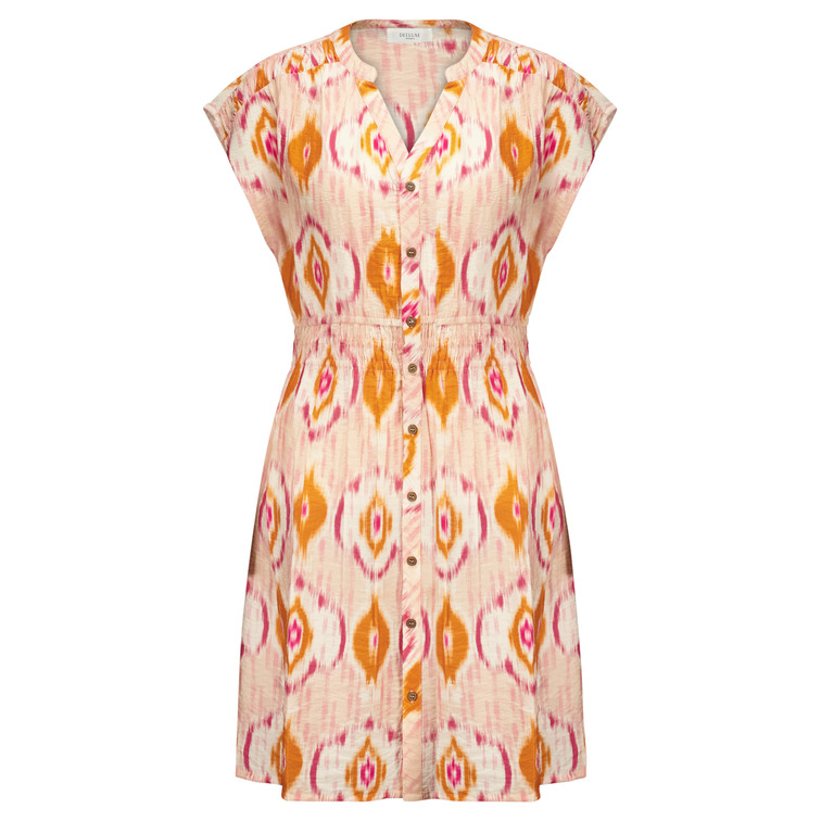 VESTIDO MIDI MUJER DEELUXE ESTAMPADO ETNICO