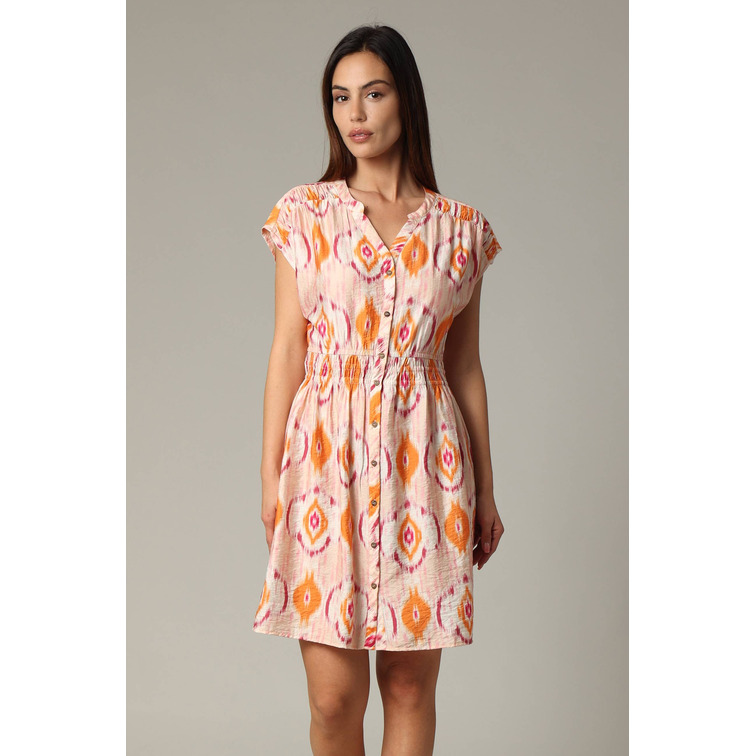VESTIDO MIDI MUJER DEELUXE ESTAMPADO ETNICO
