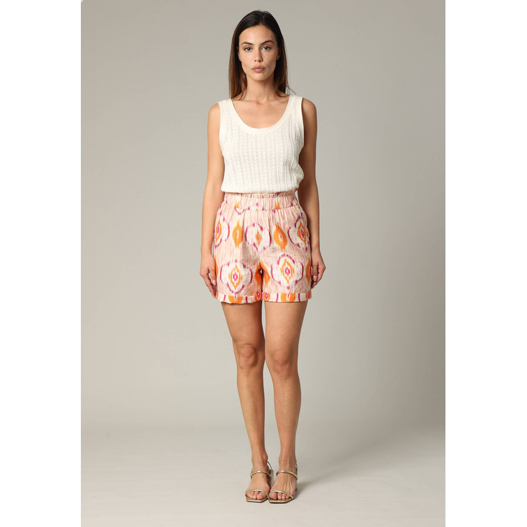 PANTALÓN CORTO MUJER DEELUXE ESTAMPADO ETNICO