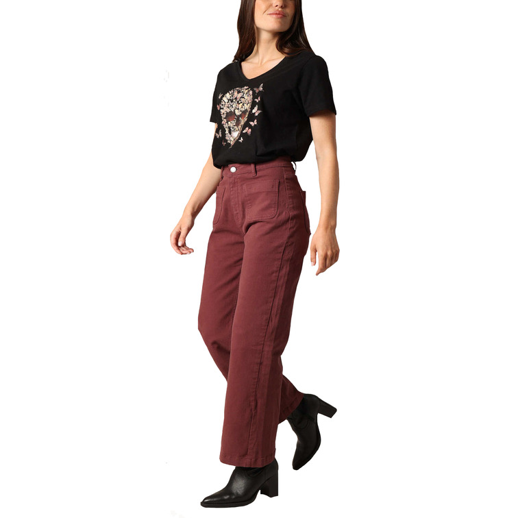 CAMISETA MUJER  DEELUX BESKULL TS W