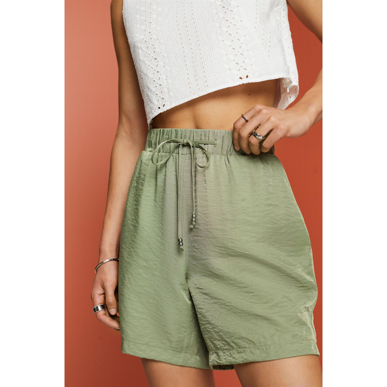 PANTALÓN CORTO SATINADO MUJER ESPRIT