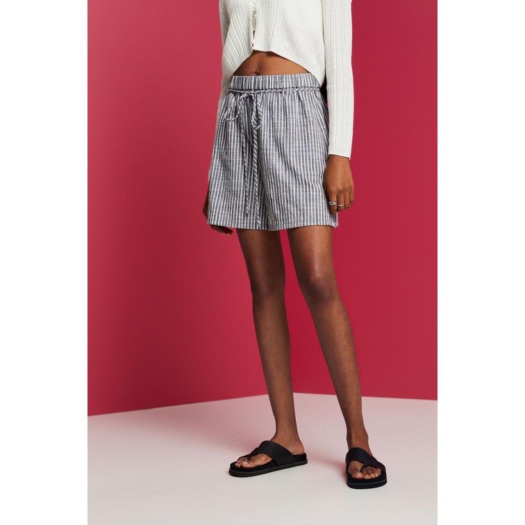 PANTALÓN CORTO A RAYAS MUJER ESPRIT