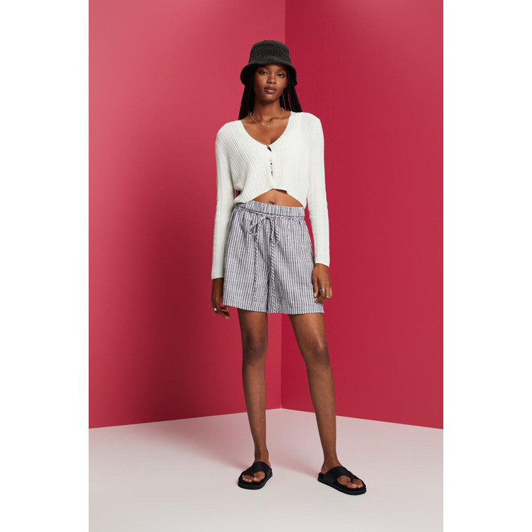 PANTALÓN CORTO A RAYAS MUJER ESPRIT