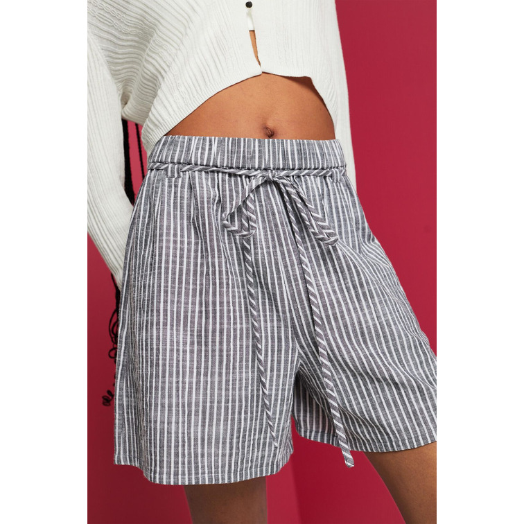 PANTALÓN CORTO A RAYAS MUJER ESPRIT