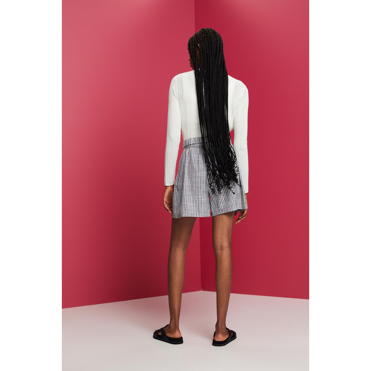 PANTALÓN CORTO A RAYAS MUJER ESPRIT