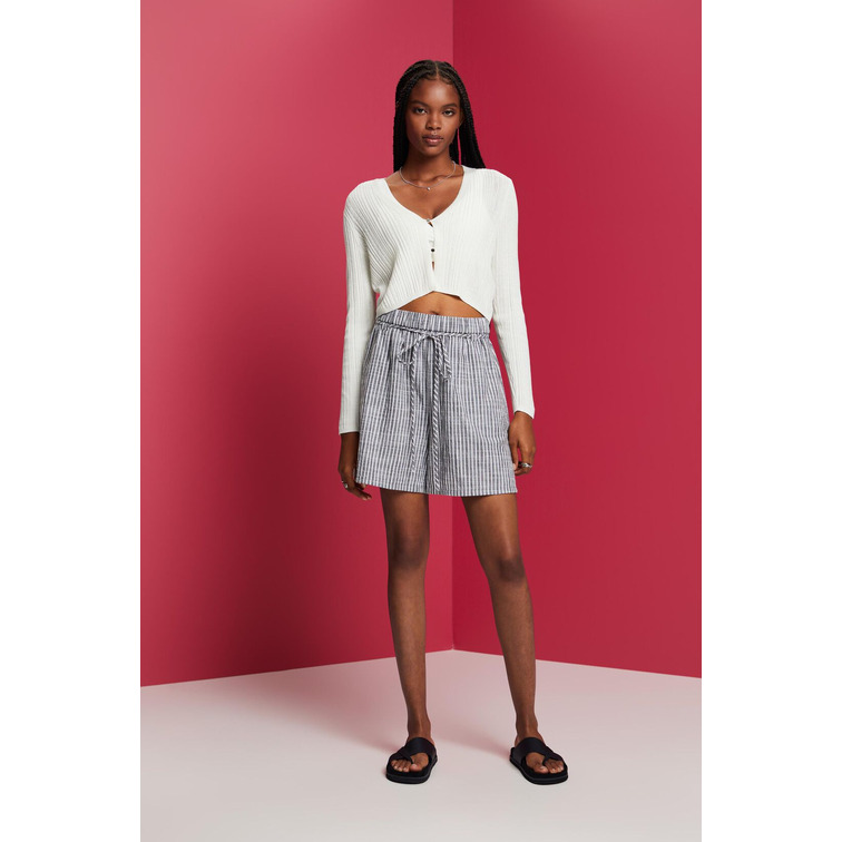 PANTALÓN CORTO A RAYAS MUJER ESPRIT