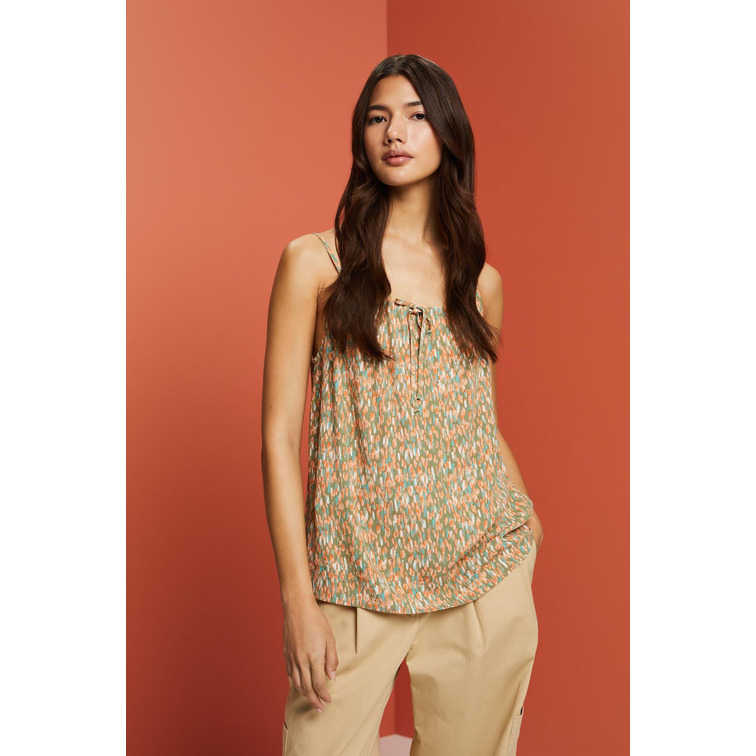 BLUSA ESTAMPADA DE TIRANTES MUJER ESPRIT