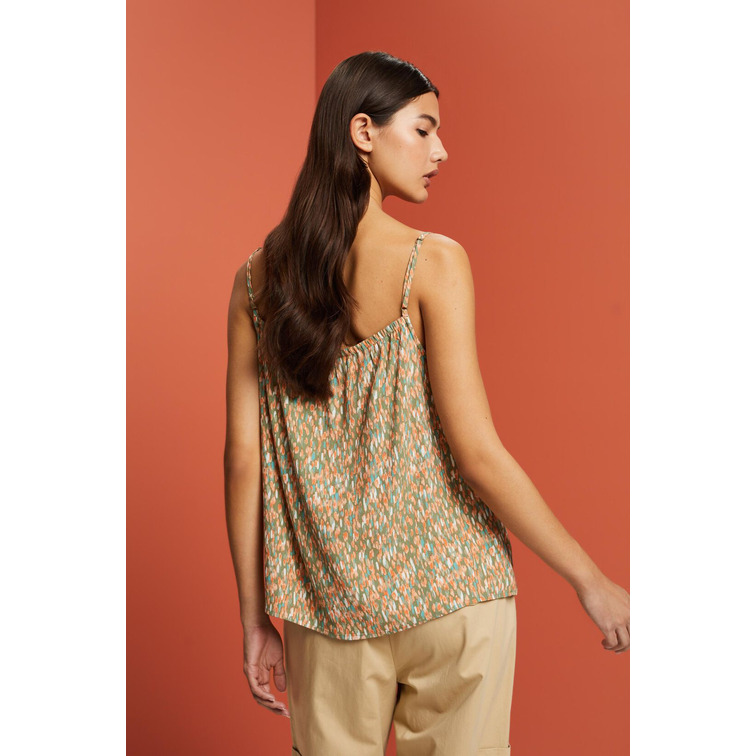 BLUSA ESTAMPADA DE TIRANTES MUJER ESPRIT