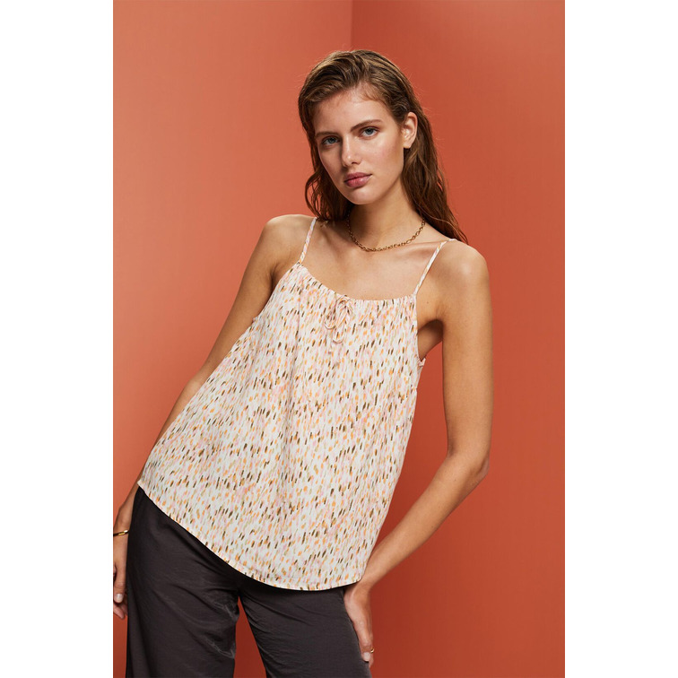 BLUSA ESTAMPADA DE TIRANTES MUJER ESPRIT