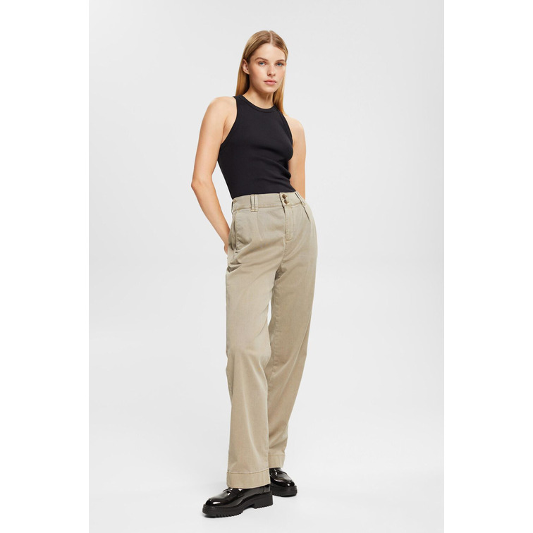 PANTALÓN CHINO AMPLIO MUJER ESPRIT