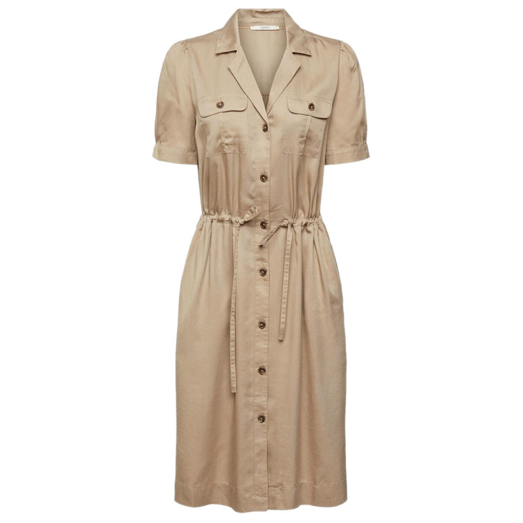 VESTIDO CON CORDÓN MUJER ESPRIT