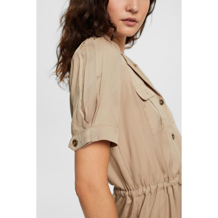 VESTIDO CON CORDÓN MUJER ESPRIT