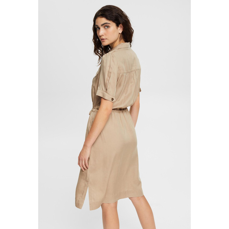 VESTIDO CON CORDÓN MUJER ESPRIT