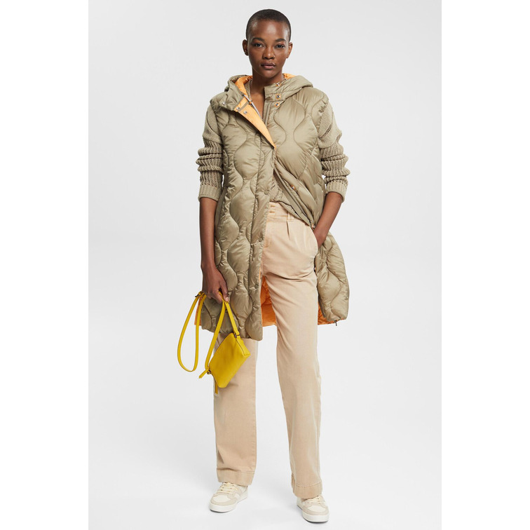 CHALECO LARGO ACOLCHADO MUJER ESPRIT